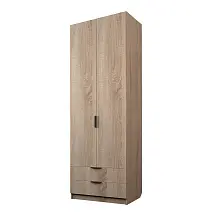 Шкаф ЭКОН распашной 2-х дверный с 2-мя ящиками со штангой